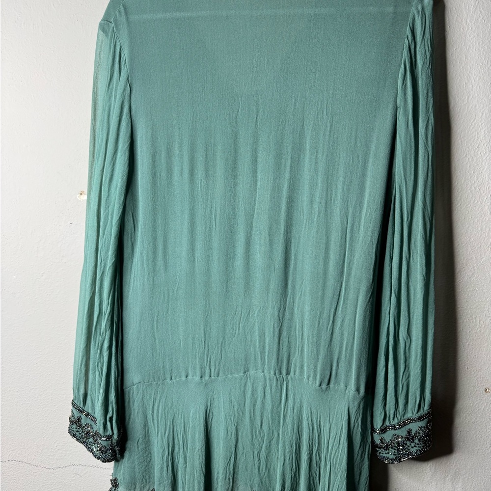 Y2K beaded sheer aftershock beaded blouse - Picture 5 of 7